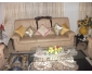 salon simili cuir 5 pl + table + les coussin