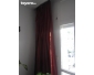 Lustres + rideaux rouge à vendre 