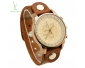 Montre marron 