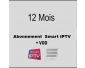 Abonnement iptv 12 mois pour smart tv